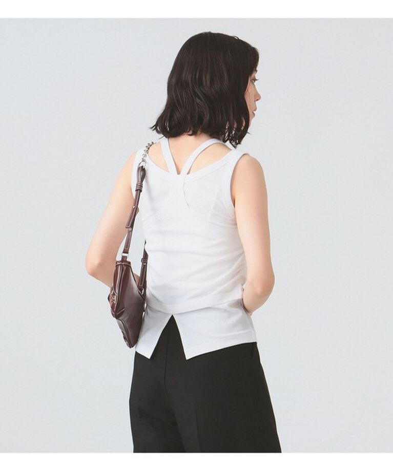Ray BEAMS 「Wストラップ テレコ タンクトップ」|Tシャツ・カットソー|