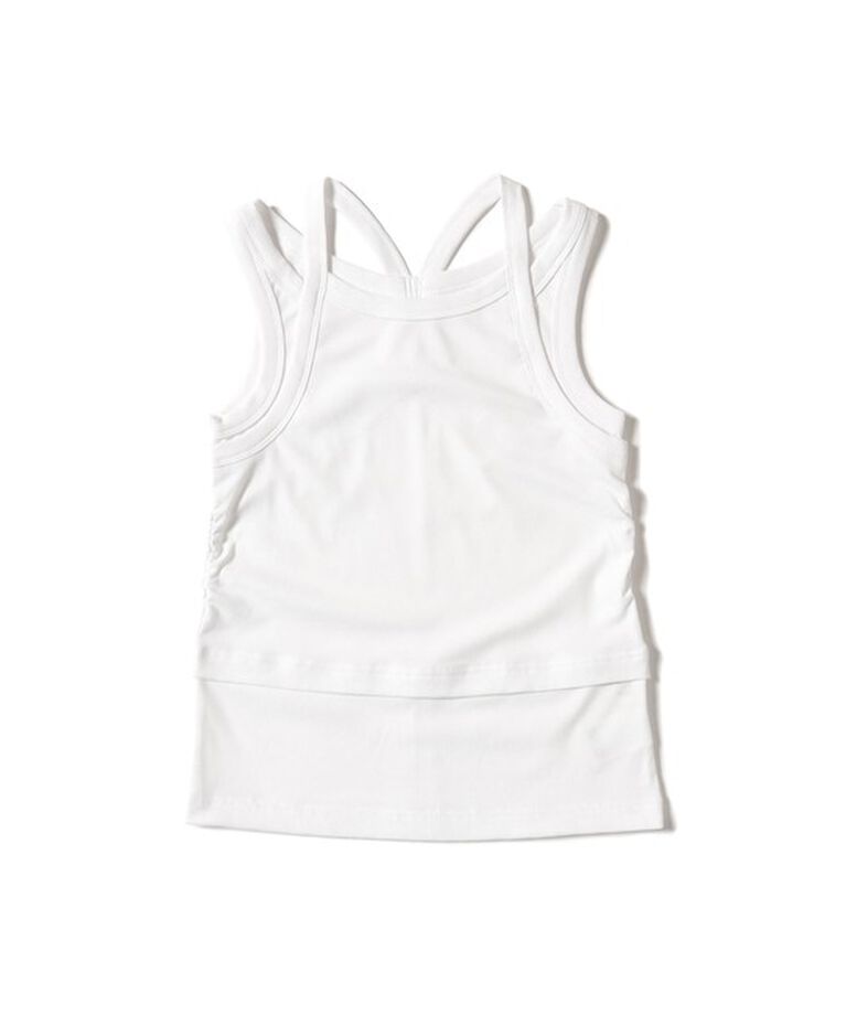 Ray BEAMS 「Wストラップ テレコ タンクトップ」|Tシャツ・カットソー|