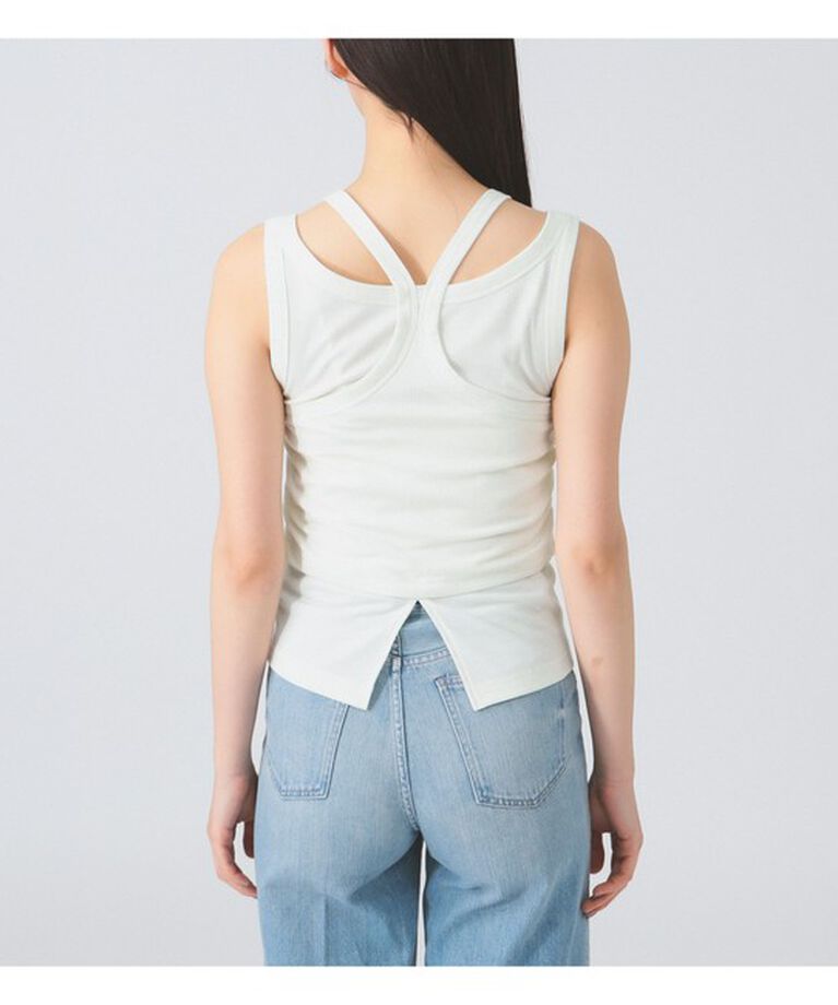 Ray BEAMS 「Wストラップ テレコ タンクトップ」|Tシャツ・カットソー|