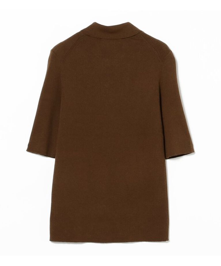 Demi-Luxe BEAMS 「ハーフスリーブ ポロニット」|ニット・セーター|