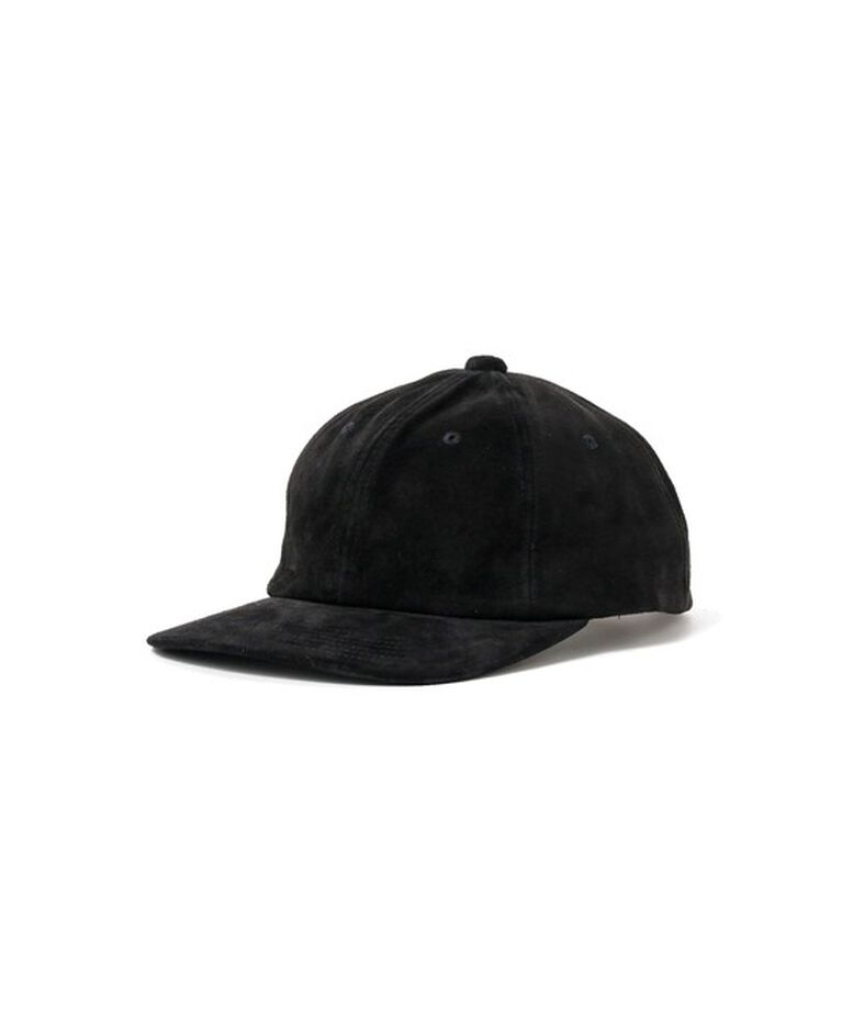 BEAMS「BEAMS PLUS / 6 Panel Suede」|ハット|BLACK