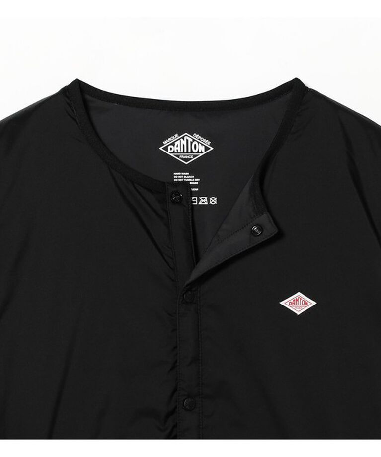 BEAMS「DANTON / INSULATION COLLARLESS JACKET」|ブルゾン・スタジャン|