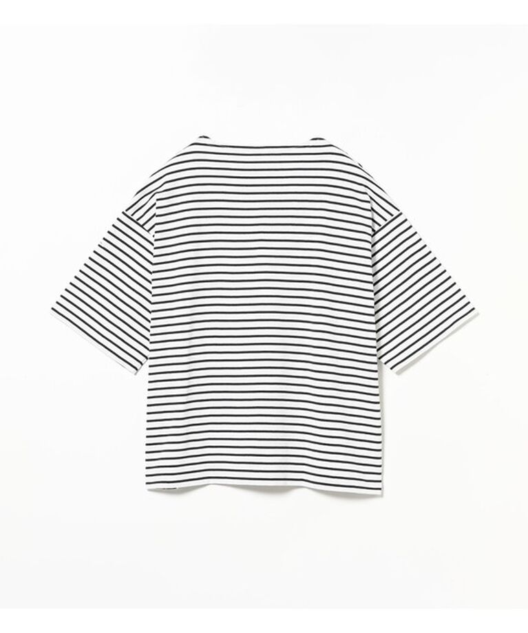 BEAMS「ORCIVAL / ワイドボディー ボートネック ショートスリーブ プルオーバー	」|Tシャツ・カットソー|