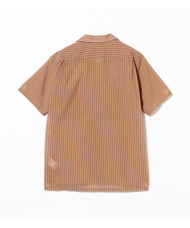 BEAMS「Open Collar Bumpy Stripe」|シャツ・ブラウス|