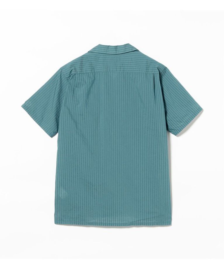 BEAMS「Open Collar Bumpy Stripe」|シャツ・ブラウス|
