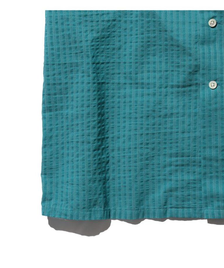 BEAMS「Open Collar Bumpy Stripe」|シャツ・ブラウス|