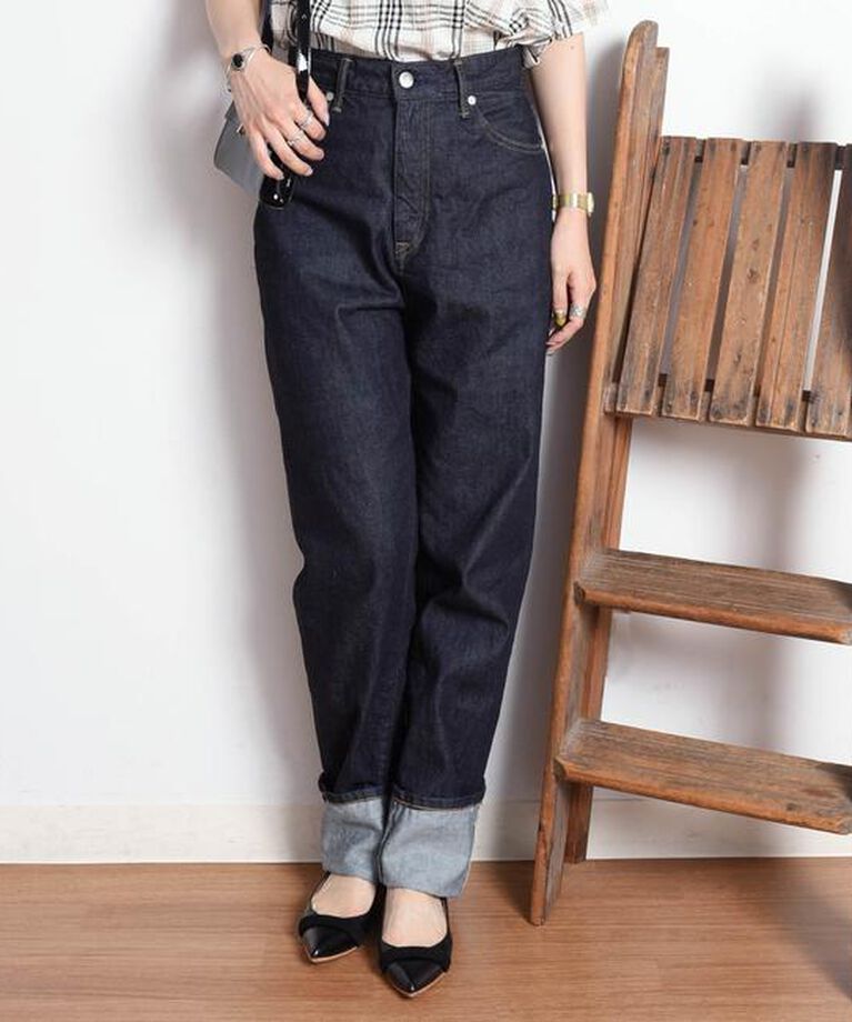 SHIPS for women「Urvin: ワンウォッシュデニム」|デニム|ネイビー
