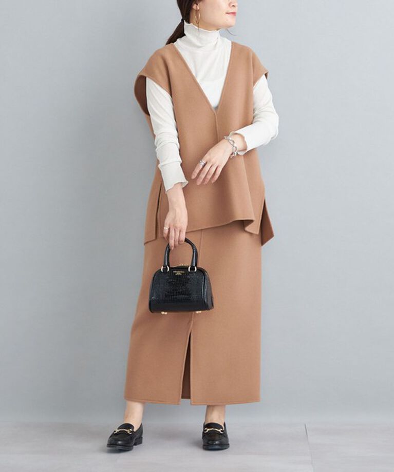 SHIPS for women「〈手洗い可能〉ドライタッチ リブ タートル」|Tシャツ・カットソー|