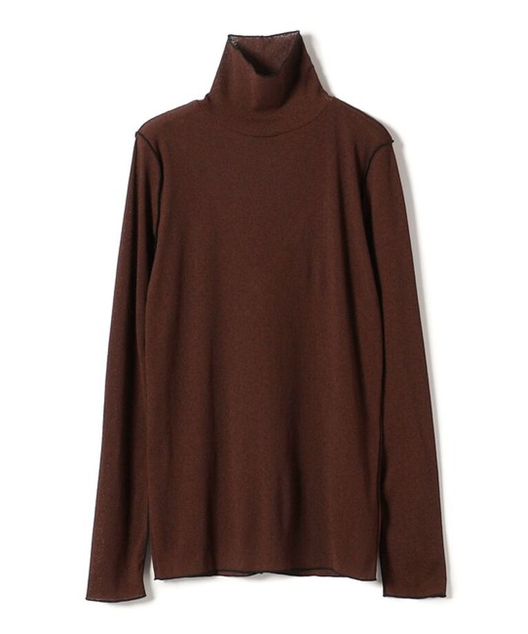 SHIPS for women「〈手洗い可能〉ドライタッチ リブ タートル」|Tシャツ・カットソー|