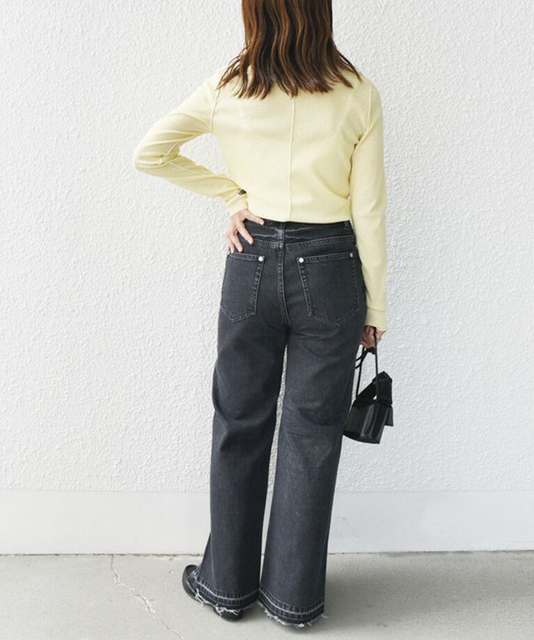 SHIPS for women「〈手洗い可能〉ドライタッチ リブ タートル」|Tシャツ・カットソー|
