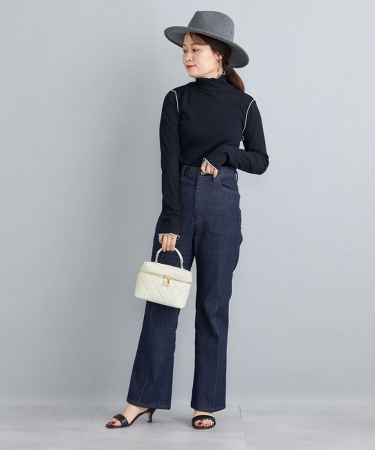 SHIPS for women「〈手洗い可能〉ドライタッチ リブ タートル」|Tシャツ・カットソー|