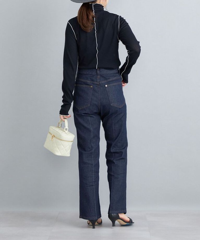 SHIPS for women「〈手洗い可能〉ドライタッチ リブ タートル」|Tシャツ・カットソー|