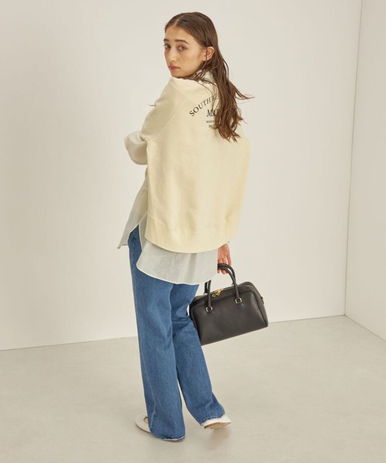 SHIPS for women「〈手洗い可能〉綿 ナイロン ワッシャー タフタ スタンドカラー シャツ ◇」|シャツ・ブラウス|