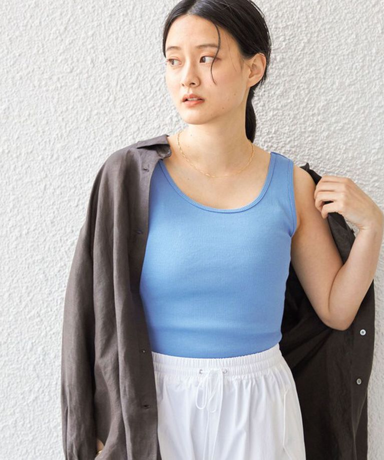 SHIPS for women「オーガニック コットン タンクトップ ◇」|タンクトップ|
