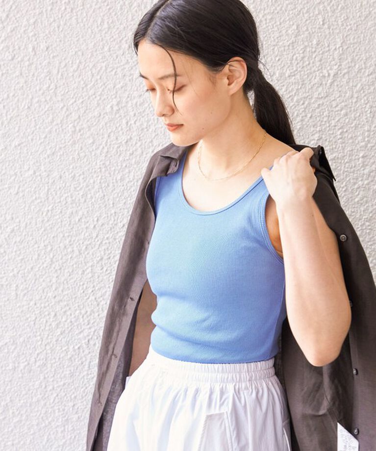 SHIPS for women「オーガニック コットン タンクトップ ◇」|タンクトップ|