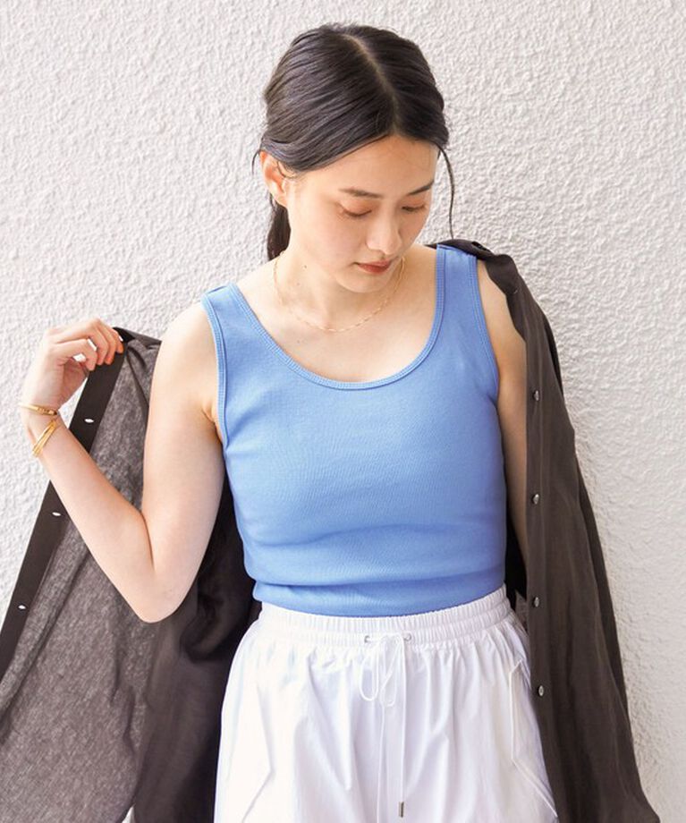 SHIPS for women「オーガニック コットン タンクトップ ◇」|タンクトップ|