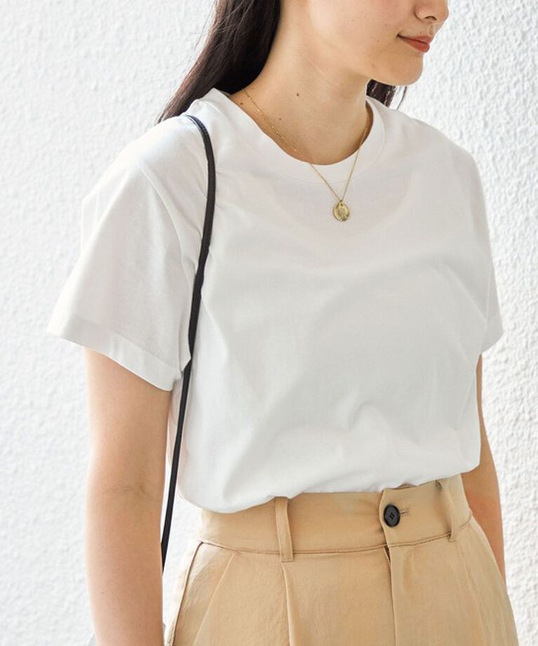 SHIPS for women「オーガニック コットン TEE」|Tシャツ・カットソー|オフホワイト