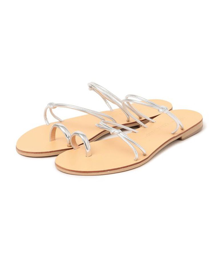 SHIPS for women「NICOLAS LAINAS:ノット ストラップ サンダル」|サンダル|シルバー