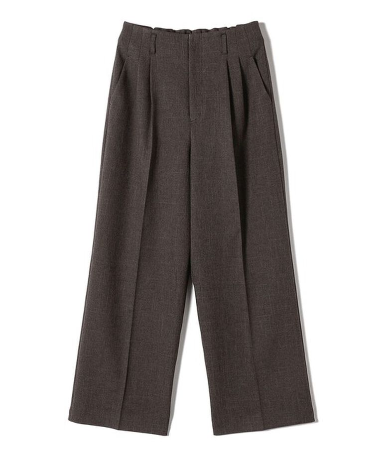 SHIPS for women「〈手洗い可能〉シャーク ツイード タック パンツ」|その他|