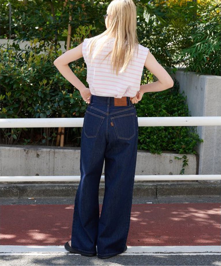 OUTDOOR PRODUCTS Usual Things「≪追加2 予約≫ULTライトデニムハイライズルーズ5PKT」|デニム|