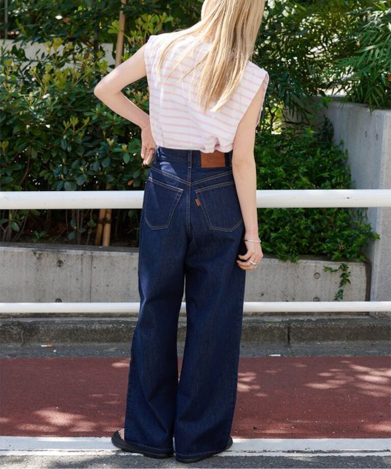 OUTDOOR PRODUCTS Usual Things「≪追加2 予約≫ULTライトデニムハイライズルーズ5PKT」|デニム|