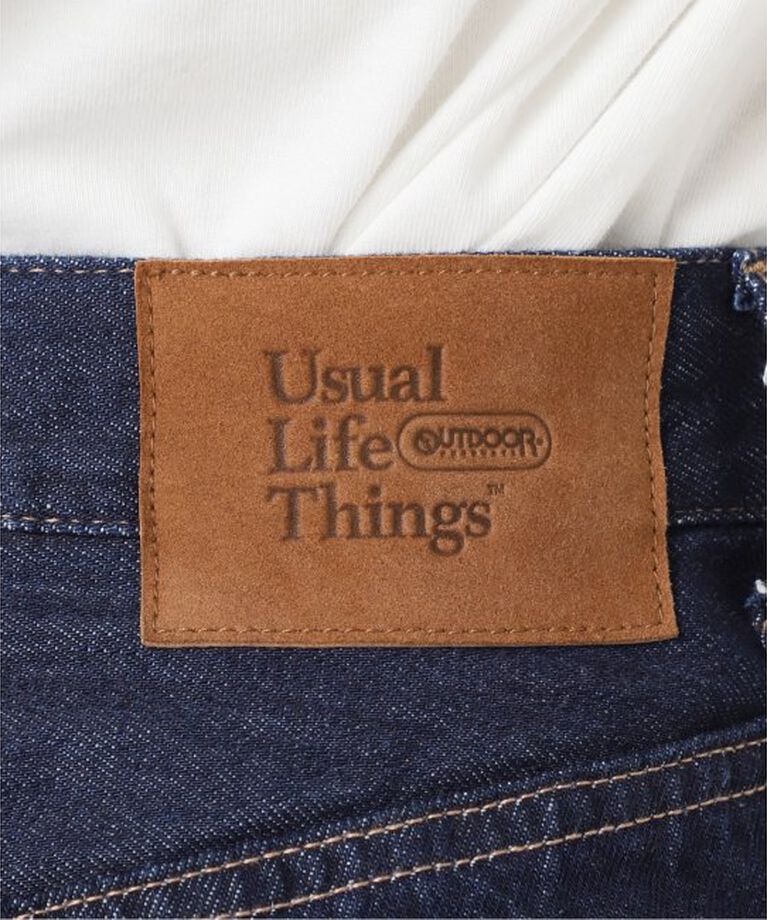 OUTDOOR PRODUCTS Usual Things「≪追加2 予約≫ULTライトデニムハイライズルーズ5PKT」|デニム|