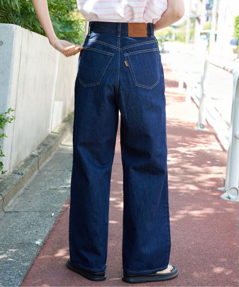 OUTDOOR PRODUCTS Usual Things「≪追加2 予約≫ULTライトデニムハイライズルーズ5PKT」|デニム|