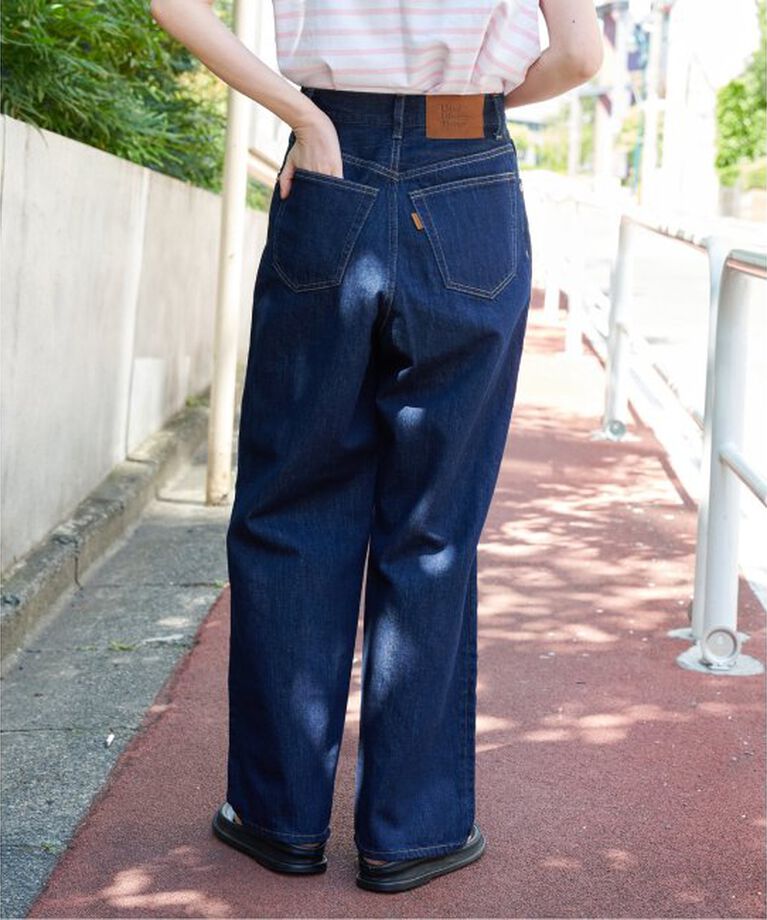 OUTDOOR PRODUCTS Usual Things「≪追加2 予約≫ULTライトデニムハイライズルーズ5PKT」|デニム|