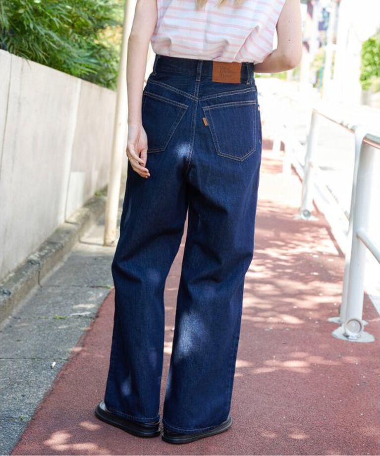 OUTDOOR PRODUCTS Usual Things「≪追加2 予約≫ULTライトデニムハイライズルーズ5PKT」|デニム|