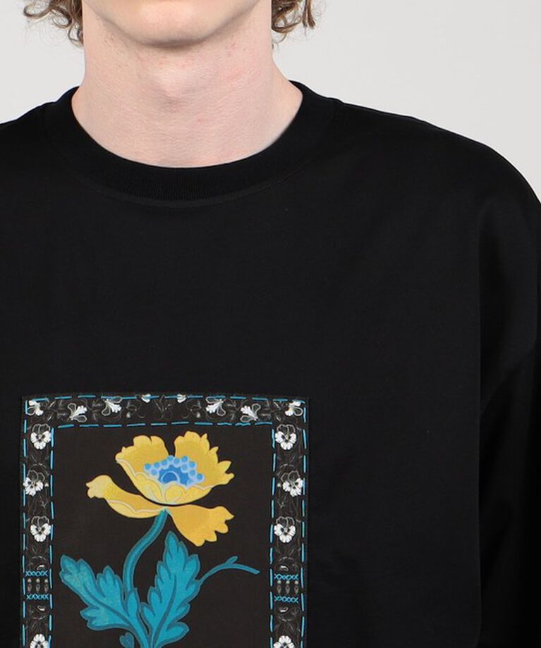 CABaN「CABaN スビンコットン IBIZA アートフレームTシャツ」|Tシャツ・カットソー|