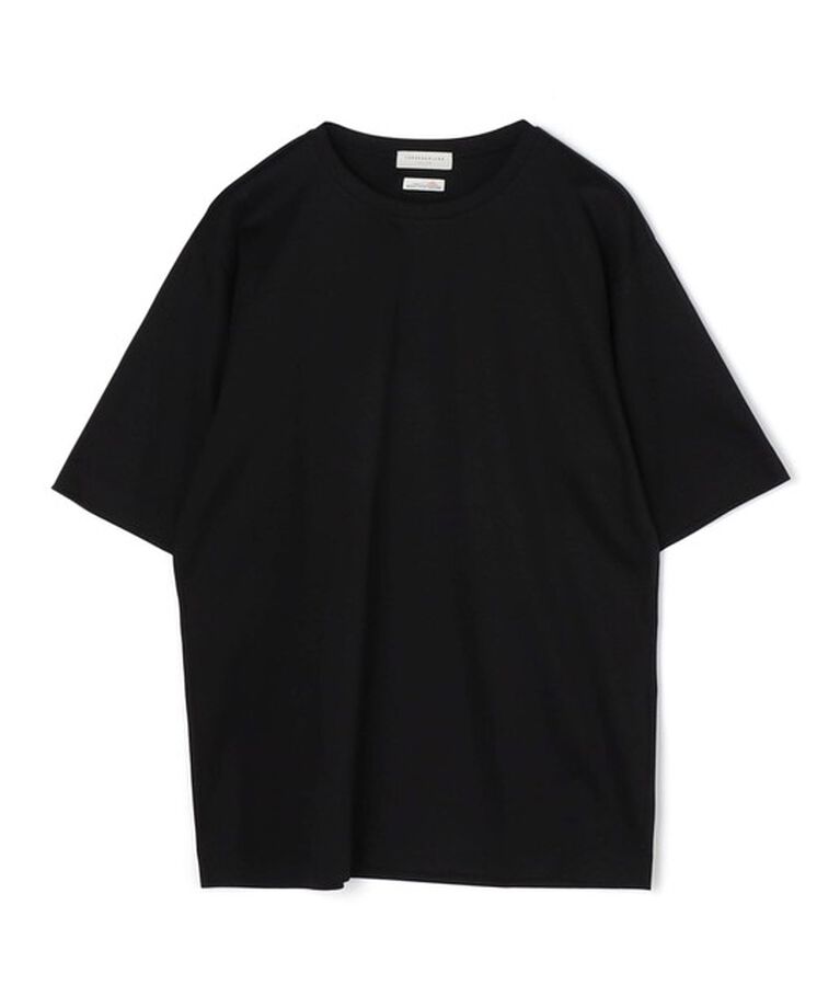 TOMORROWLAND MENS「オーガニックスムース クルーネックTシャツ」|Tシャツ・カットソー|19 ブラック