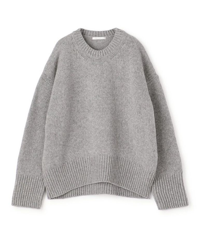 GALERIE VIE「ファインウール クルーネックプルオーバー」|ニット・セーター|14 グレー系