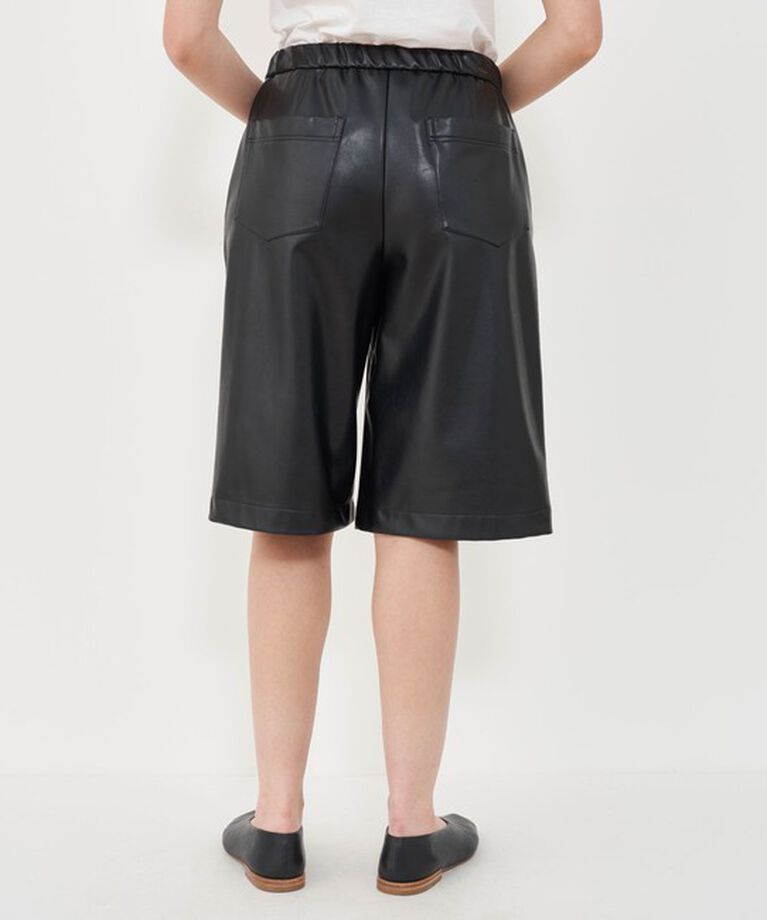GALERIE VIE「レザーライククロスストレッチイージーハーフパンツ」|その他|