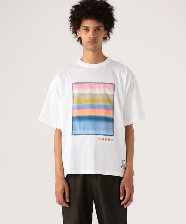 CABaN「CABaN スビンコットン グラデーションプリントTシャツ」|Tシャツ・カットソー|