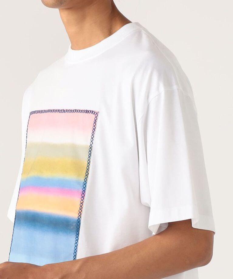 CABaN「CABaN スビンコットン グラデーションプリントTシャツ」|Tシャツ・カットソー|