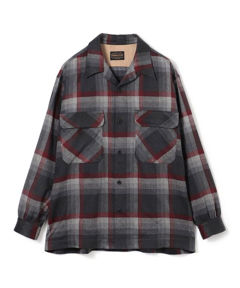 TOMORROWLAND MENS「【別注】PENDLETON シルクシャギー ボードシャツ」|シャツ・ブラウス|18 ブラック系