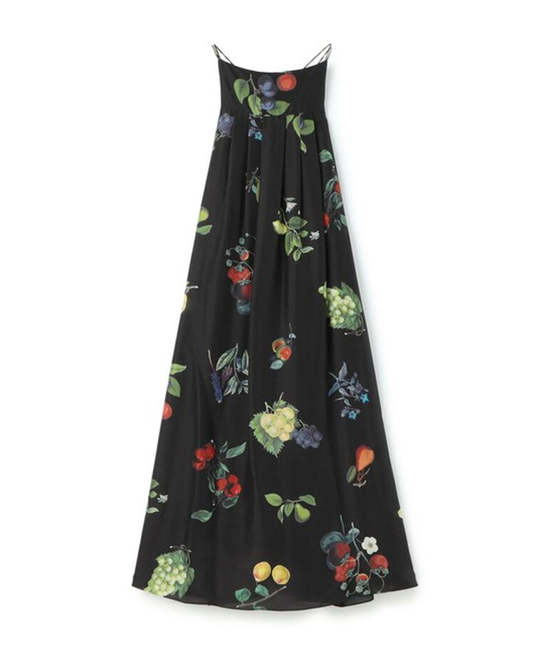 CABaN「CABaN シルク HARVEST ロングワンピース」|ワンピース|18 ブラック系