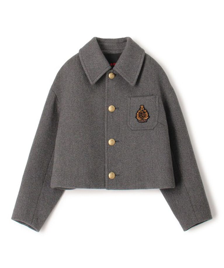 CABaN「CABaN WOOL KARSEY ショートジャケット」|ブルゾン・スタジャン|17 チャコールグレー
