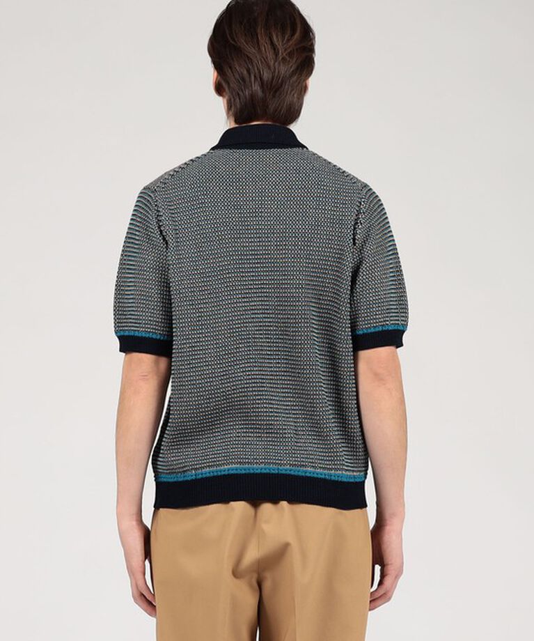 TOMORROWLAND MENS「TOMORROWLAND Tricot マーセライズコットン ハーフスリーブニット」|ニット・セーター|