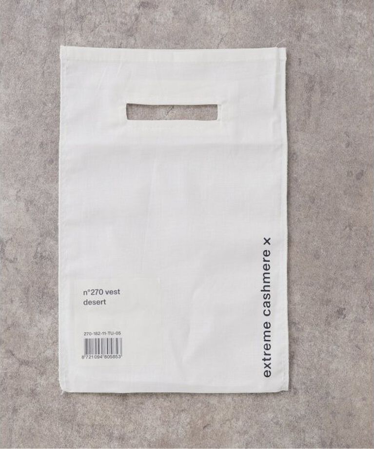  「EXTREME CASHMERE X n270 vest 270-182-11-TU-05：ベスト」|ベスト・ジレ|