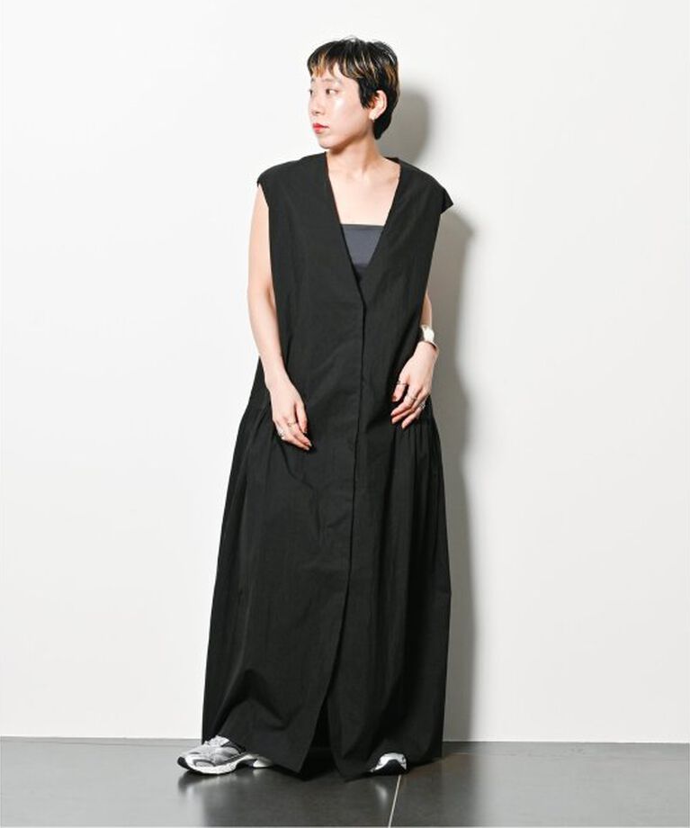  「SIDE GATHER DRESS：ワンピース」|ワンピース|