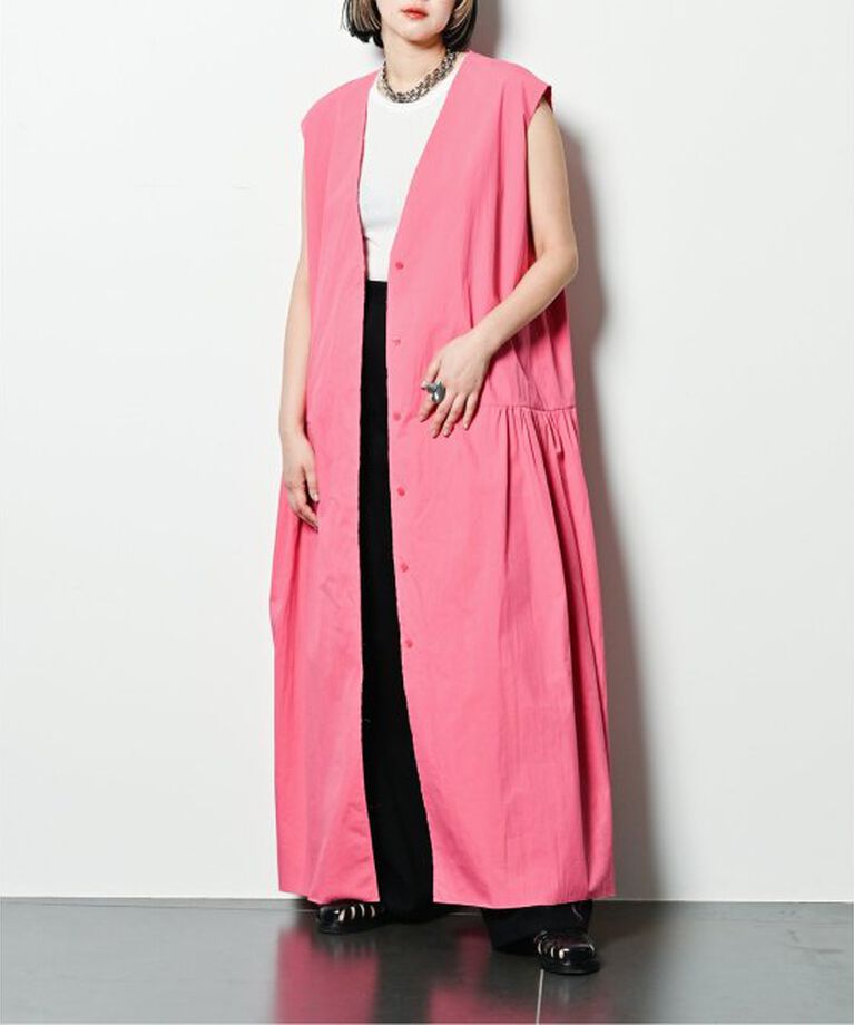  「SIDE GATHER DRESS：ワンピース」|ワンピース|