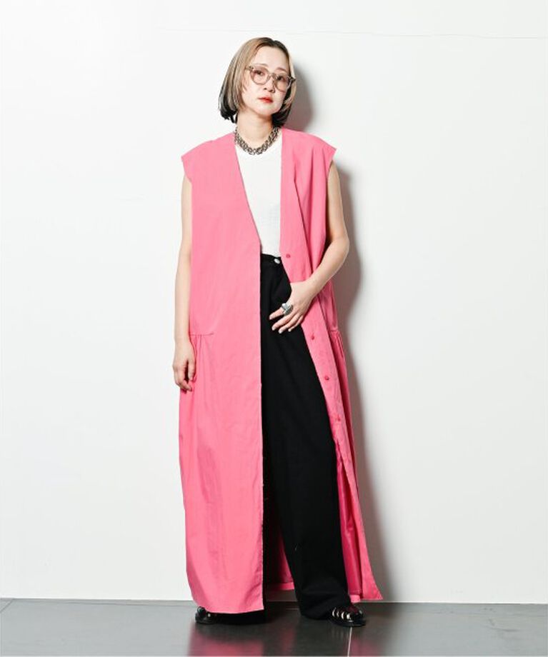  「SIDE GATHER DRESS：ワンピース」|ワンピース|