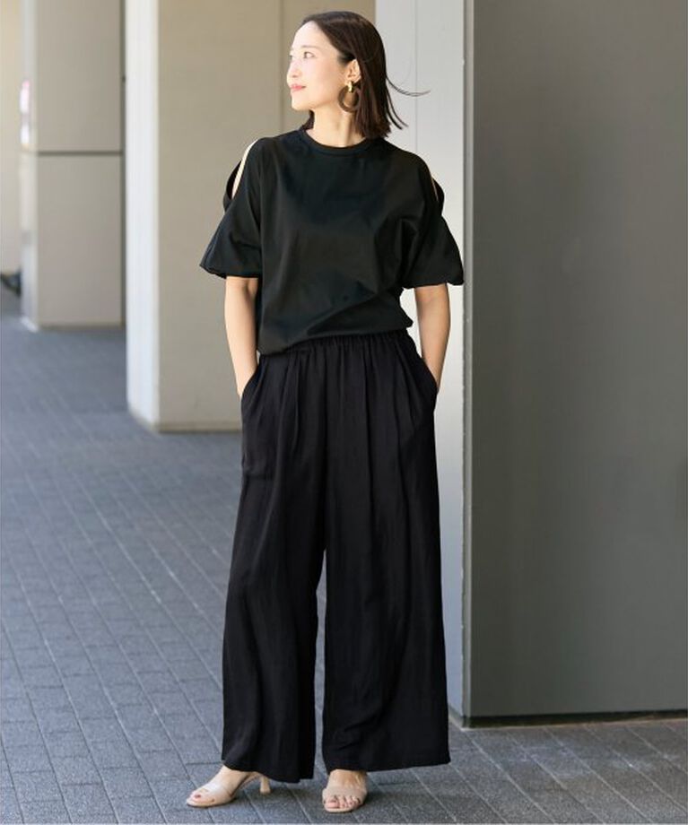 VERMEIL par iena「トリアセリネン リラックスパンツ」|その他|