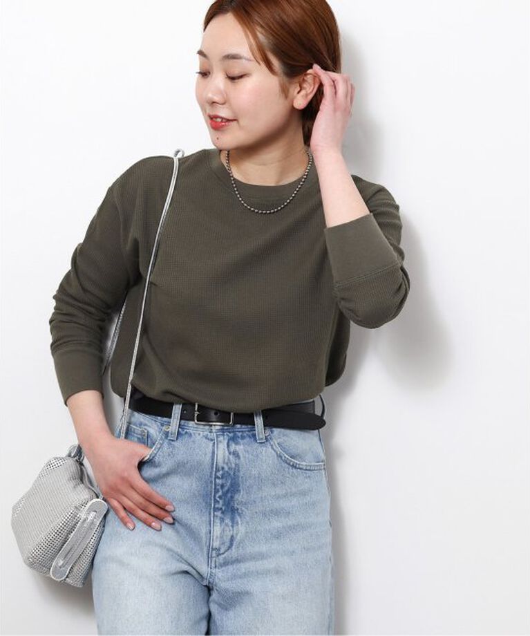 JOURNAL STANDARD relume「《追加3》TCワッフルロングスリーブTシャツ」|Tシャツ・カットソー|グレー