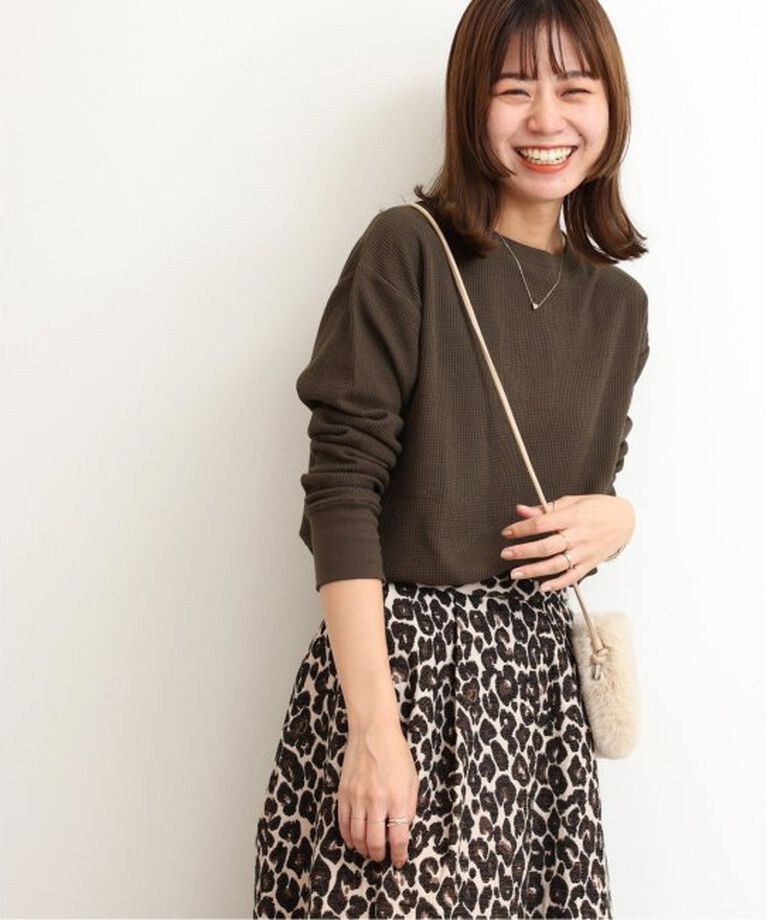 JOURNAL STANDARD relume「《追加3》TCワッフルロングスリーブTシャツ」|Tシャツ・カットソー|ブラウン