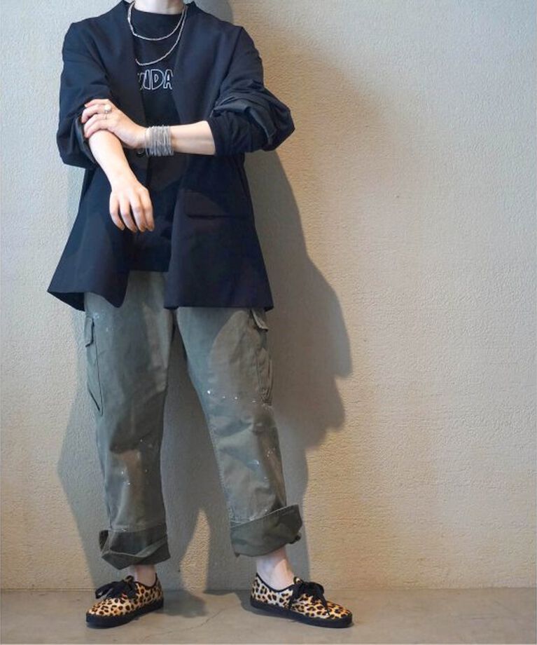 journal standard luxe「バックサテン ミリタリーパンツ」|カーゴ|