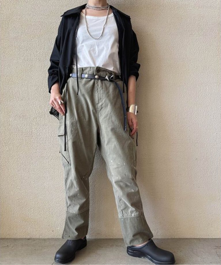 journal standard luxe「バックサテン ミリタリーパンツ」|カーゴ|