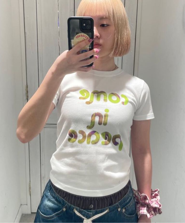 Oriens JOURNAL STANDARD「【irojikake/イロジカケ】Cip tiny T-shirt IG25SSTP21」|Tシャツ・カットソー|