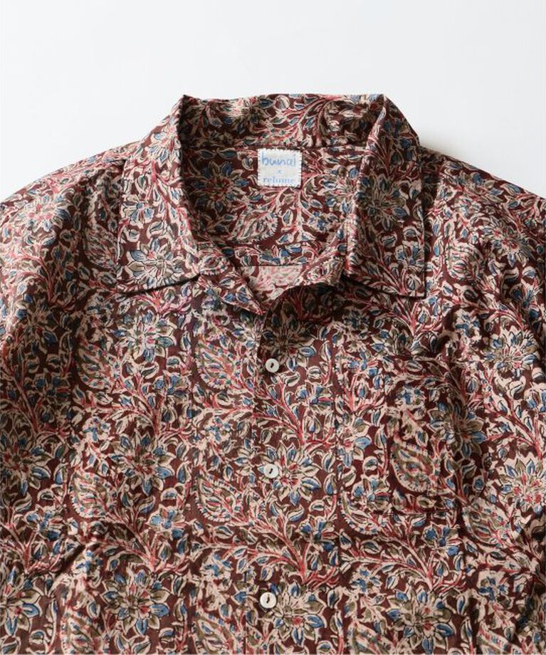JOURNAL STANDARD relume「bunai 別注 KALAMKARI プリント 半袖シャツ」|シャツ・ブラウス|